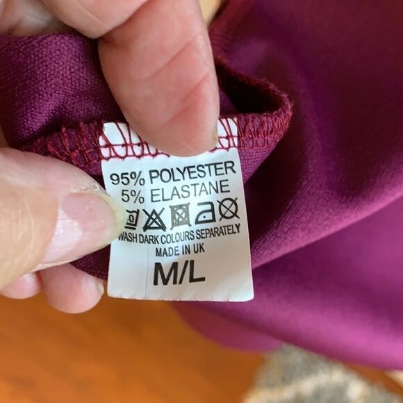 Purple ruffle sleeve kimono duster MISSING BELT - Picture 8 of 8